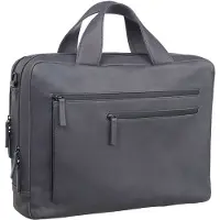 Leonhard heyden Den Haag 6750 RV-Aktenmappe 2 Fächer in Grau (12 Liter), Laptoptasche