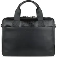 Bugatti Aktentasche "Herren, Damen COMET BAGS echt Leder" echt Leder