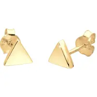 Elli Ohrringe 925 Sterling Silber Dreieck, Geo in Gold | Gr.: onesize