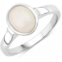 Rafaela Donata Ring Sterling Silber Opal in silber | Gr.: 56