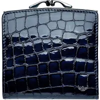 Golden Head Leder Geldbörse Cayenne RFID Protect French Coin Purse Wallet Nightblue dunkelblau