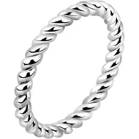 Nenalina Ring 925 Sterling Silber Twisted in Silber | Gr.: 56