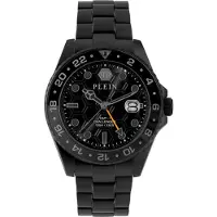 Philipp Plein PWYBA0923 Herrenuhr GMT-I Challenger Schwarz