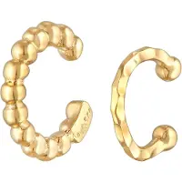 Elli Ohrringe 925 Sterling Silber Kugel in Gold | Gr.: onesize