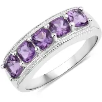 Rafaela Donata Ring Sterling Silber Amethyst in silber | Gr.: 50