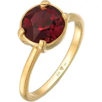 Elli Ring 925 Rosegold in Rot | Gr.: 56