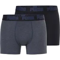 Puma MEN EVERYDAY BASIC BOXER 2P, S blue combo