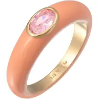 Elli Ring 925 Sterling Silber in Rosa | Gr.: 52