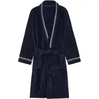 Hom Bademantel Transat 402443 Dunkelblau