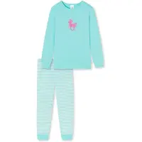 Schiesser Langer Schlafanzug Mädchen Jersey mehrfarbig bedruckt, 92 519918-0002-00920