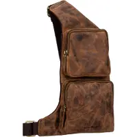 Greenburry Umhängetasche Vintage Sling Bag Brown braun