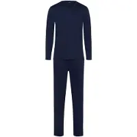 Hanro Pyjama Night Selection in deep navy | Gr.: L