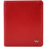 Golden Head Leder Geldbörse Polo RFID Protect Billfold Coin Wallet Red dunkelrot