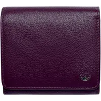 Golden Head Leder Geldbörse Madrid RFID Protect Zipped Billfold Coin Wallet Amarone dunkelviolett