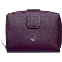 Golden Head Leder Geldbörse Madrid RFID Protect Billfold Coin Wallet Amarone dunkelviolett