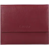 Esquire Leder Geldbörse Viktoria Wallet With Flap Bordeaux dunkelrot