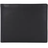 Esquire Leder Geldbörse Frankfurt RFID Wallet Black schwarz