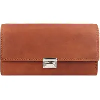 Esquire Kellnerbörse Geldbörse Dallas Waiter Wallet With Zip Brown hellbraun