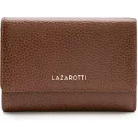 Lazarotti Leder Geldbörse Bologna Leather Zip Wallet With 15 Card Slots Brown braun