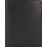 Greenburry Pure Black Geldbörse RFID Schutz Leder 10.5 cm