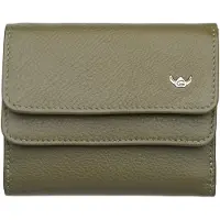 Golden Head Geldbörse Madrid RFID Protect Billfold Coin Wallet With Front Flap Snap Closure Olive olivgrün