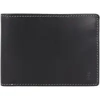 Esquire echt Leder Geldbörse Portemonnaie mit RFID Schutz & Cardsafe schwarz