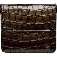 Golden Head Leder Geldbörse Cayenne RFID Protect Billfold Coin Wallet With Front Snap Closure Toffee braun