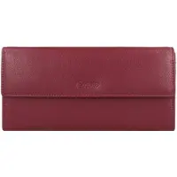 Esquire Leder Geldbörse Viktoria Ladies Long Wallet Bordeaux dunkelrot