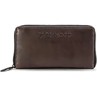 Farmhood Leder Geldbörse Nashville Wallet Dark Brown dunkelbraun