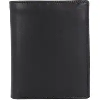 Esquire Leder Geldbörse Frankfurt High Wallet Black schwarz