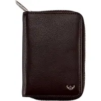 Golden Head Geldbörse Capri RFID Protect Zipped Billfold Coin Wallet Darkbrown dunkelbraun