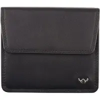 Golden Head Leder Geldbörse Polo RFID Protect Zipped Billfold Coin Wallet With Front Snap Closure Black schwarz