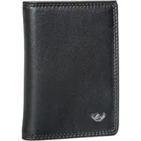 Golden Head Leder Geldbörse Polo RFID Protect Petite Billfold Coin Wallet Black schwarz