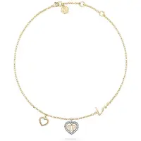 Philipp Plein Halskette - Halskette Plein Rocked Heart - Gr. unisize - in Gold - für Damen