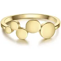 Rafaela Donata Ring aus Sterling Silber in gelbgold | Gr.: 58