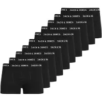 Jack & Jones JACK&JONES Herren Boxer Shorts, 10er Pack - JACHUEY TRUNKS, Baumwoll-Stretch