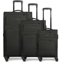 SMARTBOX Kofferset "Edition 04 4 Rollen Kofferset 3-teilig mit Dehnfalte"