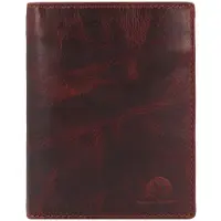 Greenburry Rugged Geldbörse Leder 10x12 cm braun