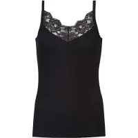 Mey Spaghetti-Top Serie Organic Cotton Schwarz | Größe XS