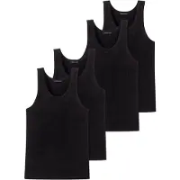 Schiesser Unterhemd Authentic in Schwarz | Gr.: XXL