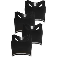 Schiesser Bustier Long Life Rib in Schwarz | Gr.: 176
