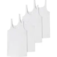 Schiesser Unterhemd 95/5 Organic Cotton in Weiß | Gr.: 140