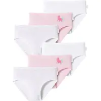 Schiesser Slip Fine Rib in rosa-weiss | Gr.: 98