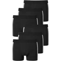 Schiesser Retro Boxer 95/5 Stretch in Schwarz | Gr.: L