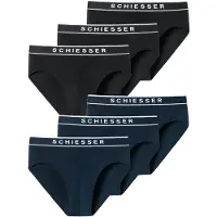 Schiesser Rioslip 95/5 Organic Cotton in schwarz-navy | Gr.: S