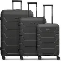 SMARTBOX Edition 01 Trolley Set 3-teilig Black schwarz 56cm