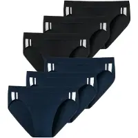 Schiesser Rioslip 95/5 Stretch in schwarz-navy | Gr.: S