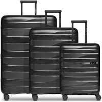 Bergpfeil Travel Trolley Set 3-teilig Black Night Metallic schwarz 55cm