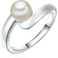 Rafaela Donata Ring aus Sterling Silber mit Süßwasser-Zuchtperle in silber | Gr.: 58