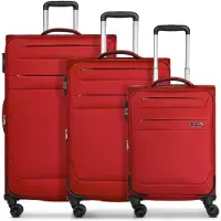 Worldpack Chicago 4 Rollen Kofferset 3-teilig mit Dehnfalte